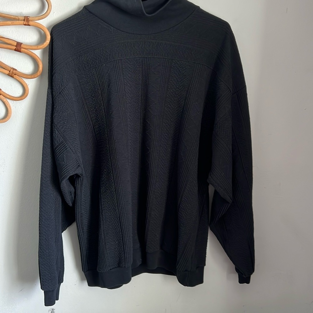 Rare Vintage 80s black sweater